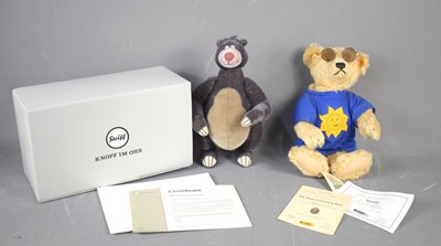 Lot 345 - A Steiff "Baloo, the Musical Edition" bear, in...