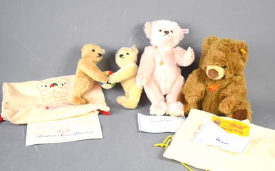 Lot 350 - Three Steiff teddy bears to include English...