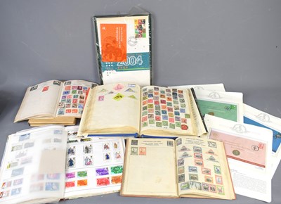 Lot 263 - A group of stamp albums containing GB and...