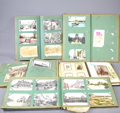 Lot 534 - A very large collection of postcards in albums...