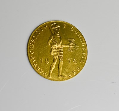 Lot 339 - A 1974 gold Ducat.