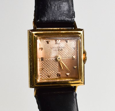 Lot 49 - An 18ct Universal gold cased lady's watch,...