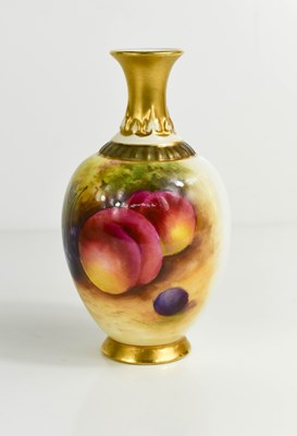 Lot 115 - A Royal Worcester vase, of baluster form,...