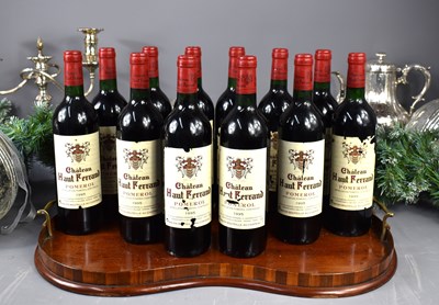 Lot 40 - Twelve bottles of Chateau Haut Ferrand,...