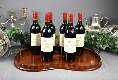 Lot 49 - Six bottles of Chateau Moncets red wine,...