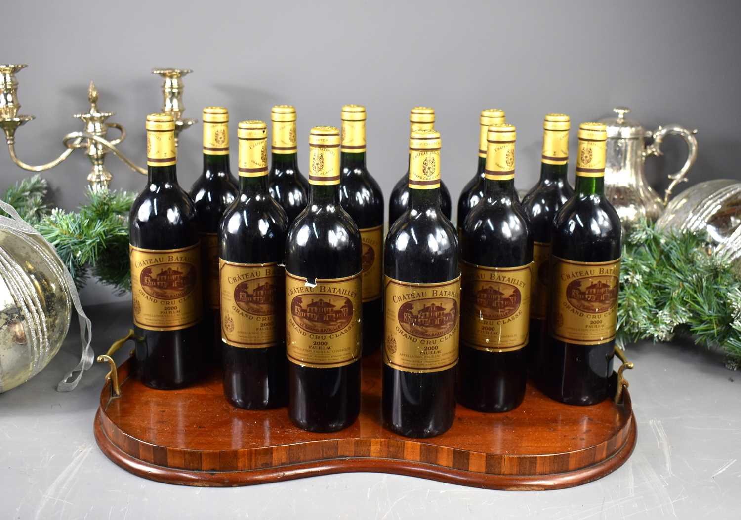Lot 58 - Twelve bottles of Chateau Batailley red wine,...