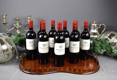 Lot 59 - Nine bottles of Chateau Fleur de Jean Gue red...