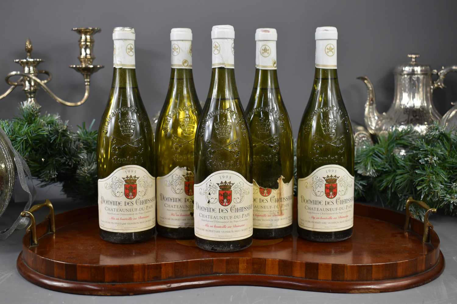 Lot 3 - Five bottles of Domaine Des Chanssaud...