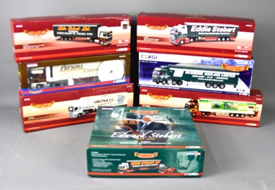 Lot 373 - Seven Corgi limited edition haulage lorries...