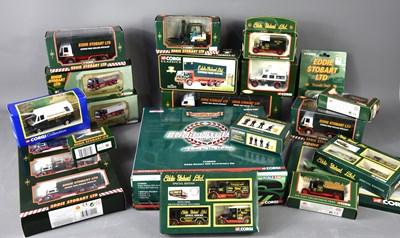 Lot 342 - A large group of boxed Corgi Eddie Stobart...