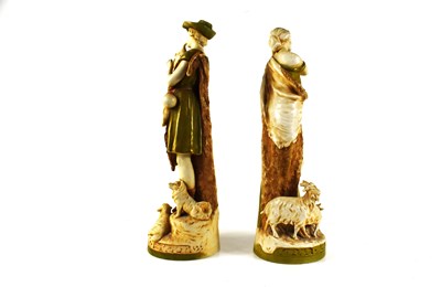 Lot 138 - A pair of early 20th century Royal Dux figures...