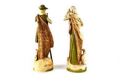 Lot 138 - A pair of early 20th century Royal Dux figures...