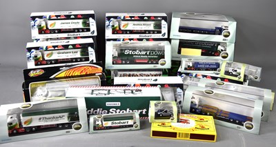 Lot 353 - A large group of boxed Eddie Stobart haulage...