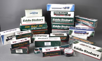 Lot 354 - A large group of Eddie Stobart diecast haulage...