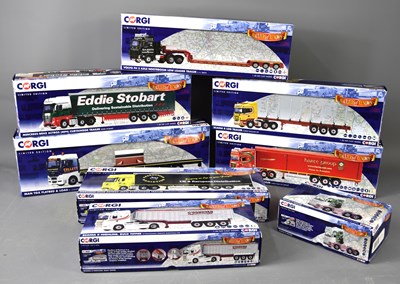 Lot 358 - Seven boxed Corgi limited edition haulage...