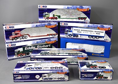 Lot 356 - Eight boxed Corgi limited edition haulage...