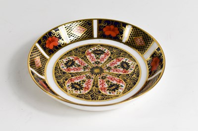 Lot 54 - A Royal Crown Derby dish in the Imari pattern...