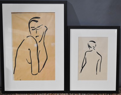 Lot 471 - Two limited edition prints, female studies,...