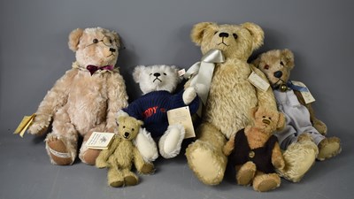 Lot 368 - A selection of Steiff and other teddybears,...