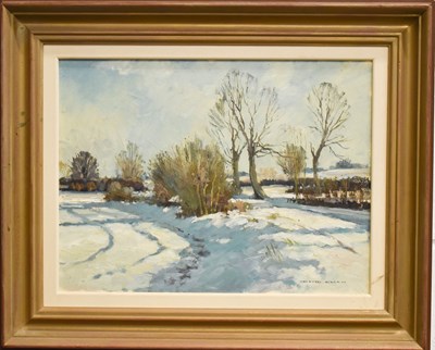 Lot 507 - David Green (20th century): Winter Landscape,...