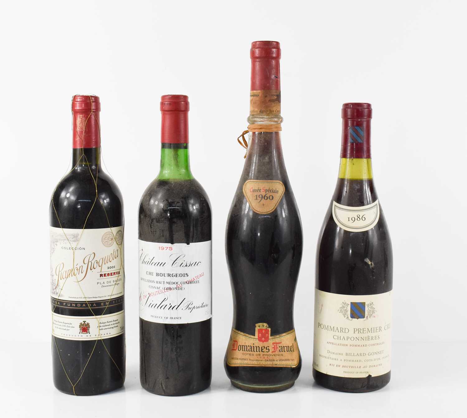Lot 144 - A group of four fine wines, comprising a...