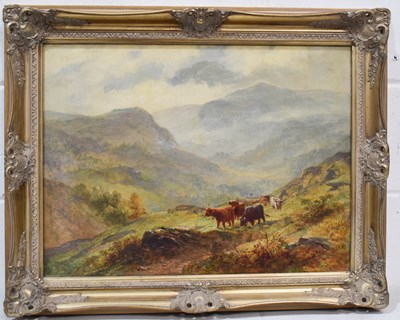 Lot 514 - A Fussell (19th century): Highland Cattle in...