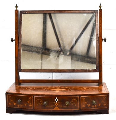 Lot 579 - A 19th century dressing table / toilet mirror,...