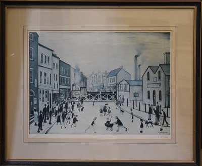 Lot 518 - LS Lowry, limited edition signed lithograph,...