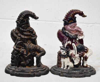 Lot 80 - Two cast iron door stops in the form of Mr...