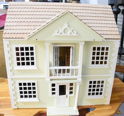 Lot 346 - Two dolls house, one in the Regency style...