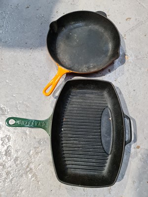 Lot 382 - Two Le Creuset pans.