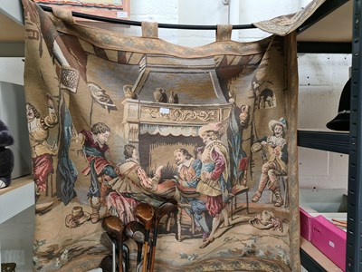 Lot 278 - Two tapestry wall hangings in the 18th century...