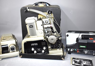 Lot 64 - A vintage Ampro 16mm film projector in the...