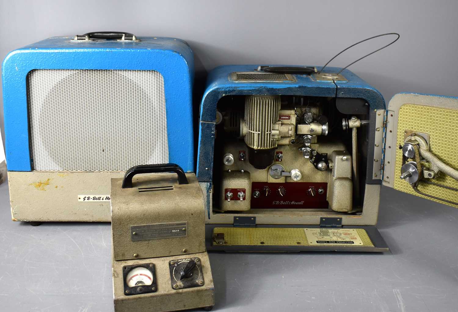 Lot 65 - A Bell & Howell 16mm film projector, model 631...