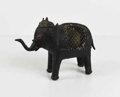 Lot 7 - A small bronze elephant pomander, possibly...