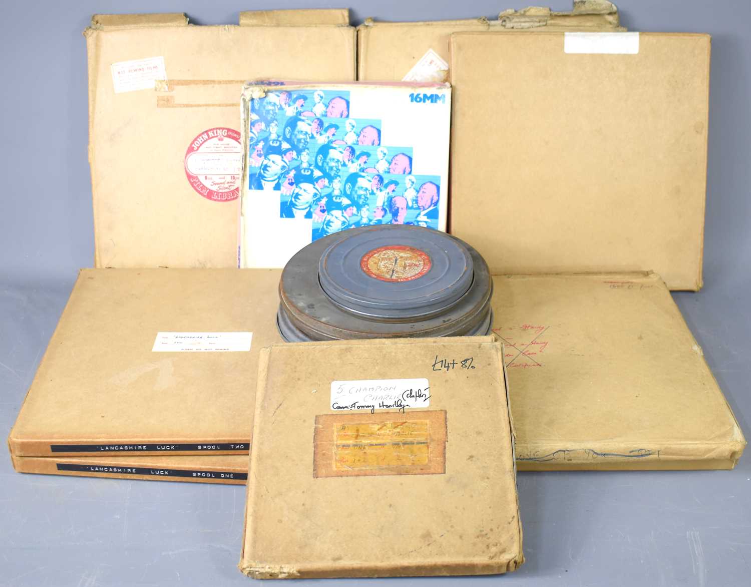 Lot 55 - A collection of 16mm cine film to include...
