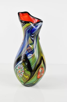 Lot 185 - A Studio Art glass vase, likely Murano, made...