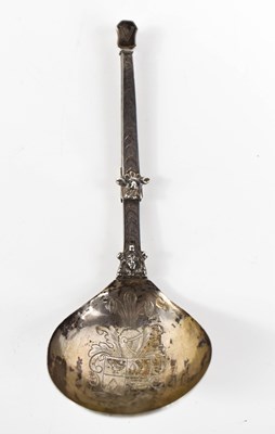 Lot 298A - A Dutch silver metamorphic folding spoon and...