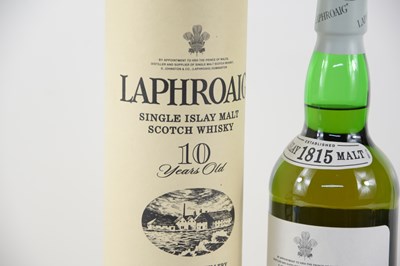Lot 150 - A bottle of Laphroaig 10yrs old single malt...