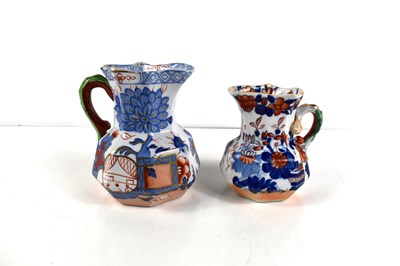 Lot 36 - A Doulton Lambeth Slater jug and bud vase A/F,...