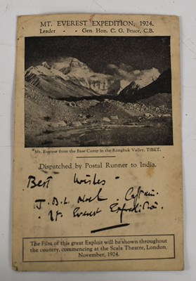 Lot 76 - A Mount Everest Expedition 1924 commemorative...