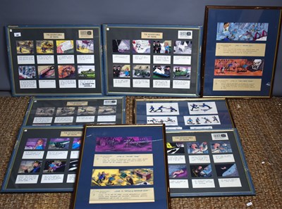 Lot 377 - A group of framed montages of The Adventures...