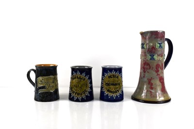 Lot 23 - A group of Doulton Lambeth wares, to include a...