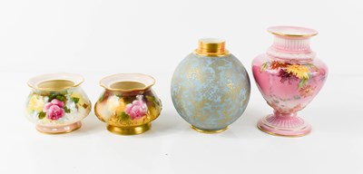 Lot 131 - A group of Royal Worcester, to include a pink...