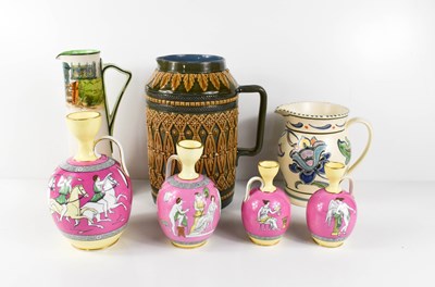 Lot 196 - A group of Bates Brown Wested and Moore vases...