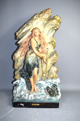 Lot 143 - A large Kitsch plaster work figure of...